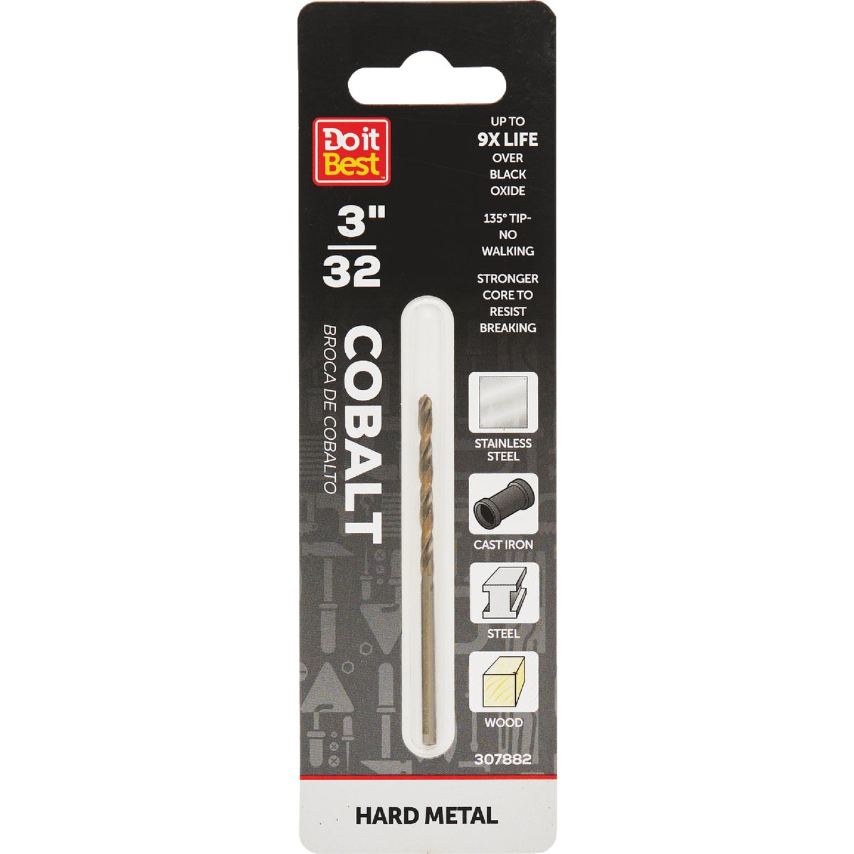 3/32" COBALT DRILL BIT - 248721DB by Mibro/gs