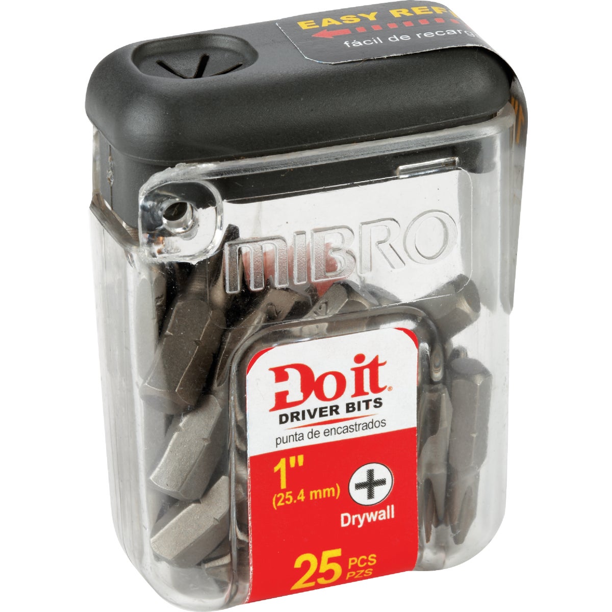 25PC #2 1" DRYWALL BIT - 492291DB by Mibro/gs
