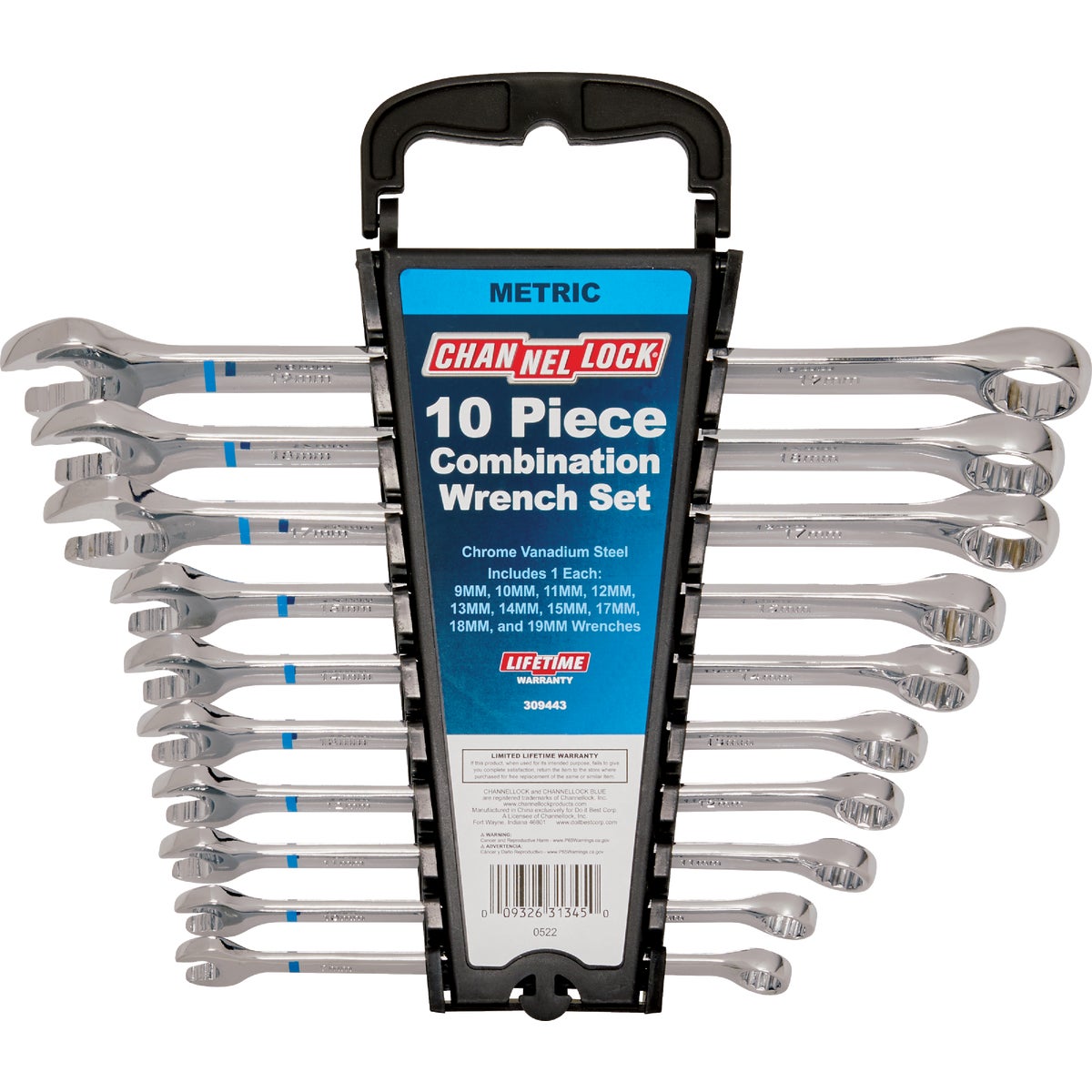 10pc Metric Wrench Set