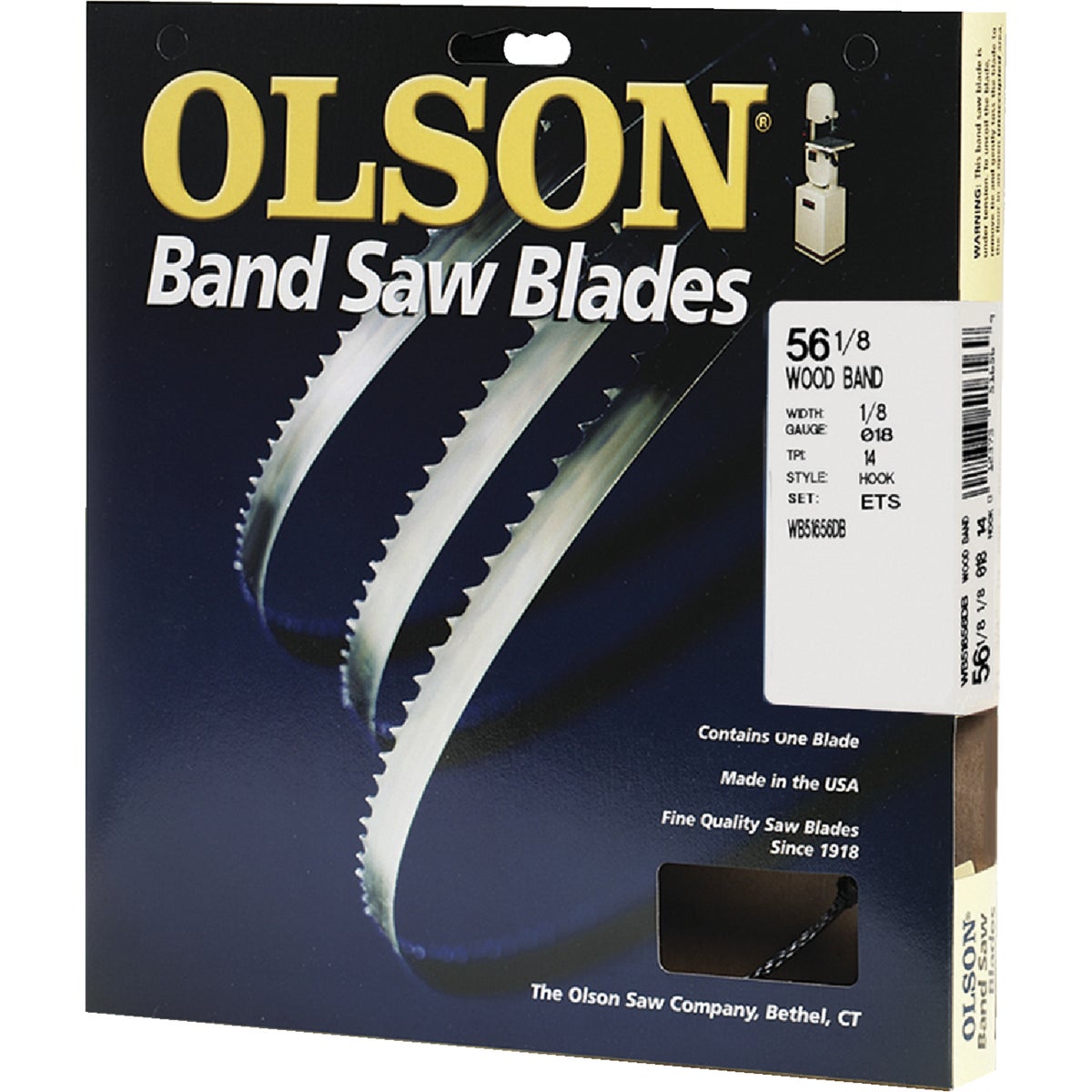 56-1/8" BANDSAW BLADE - 51656 by Olson Saw Co