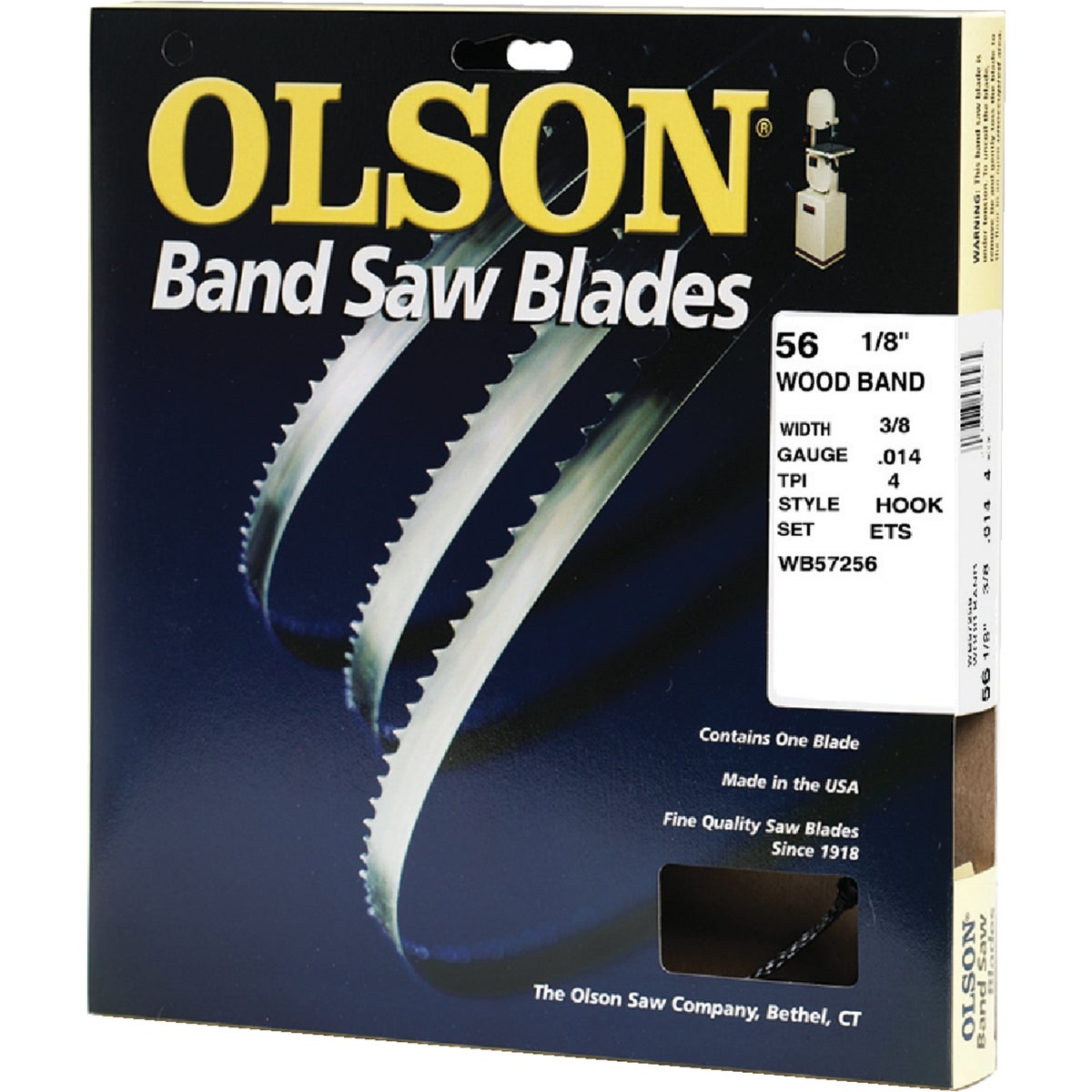 56-1/8" BANDSAW BLADE - 57256 by Olson Saw Co