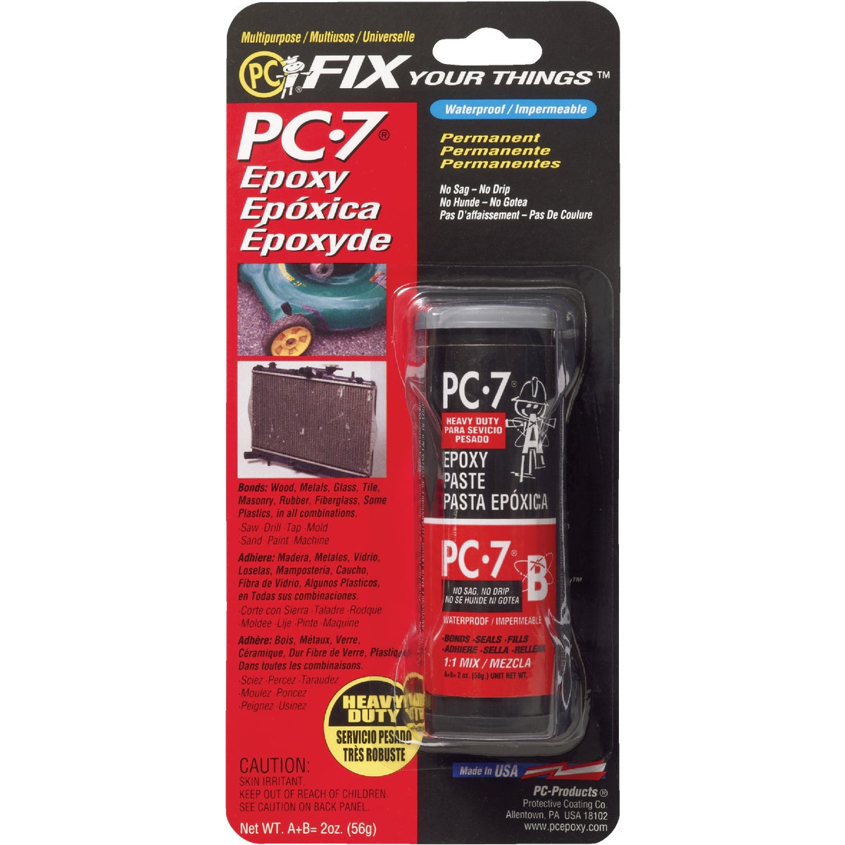 2OZ PC-7 EPOXY PASTE - PC-7-2OZ by Protective Coating