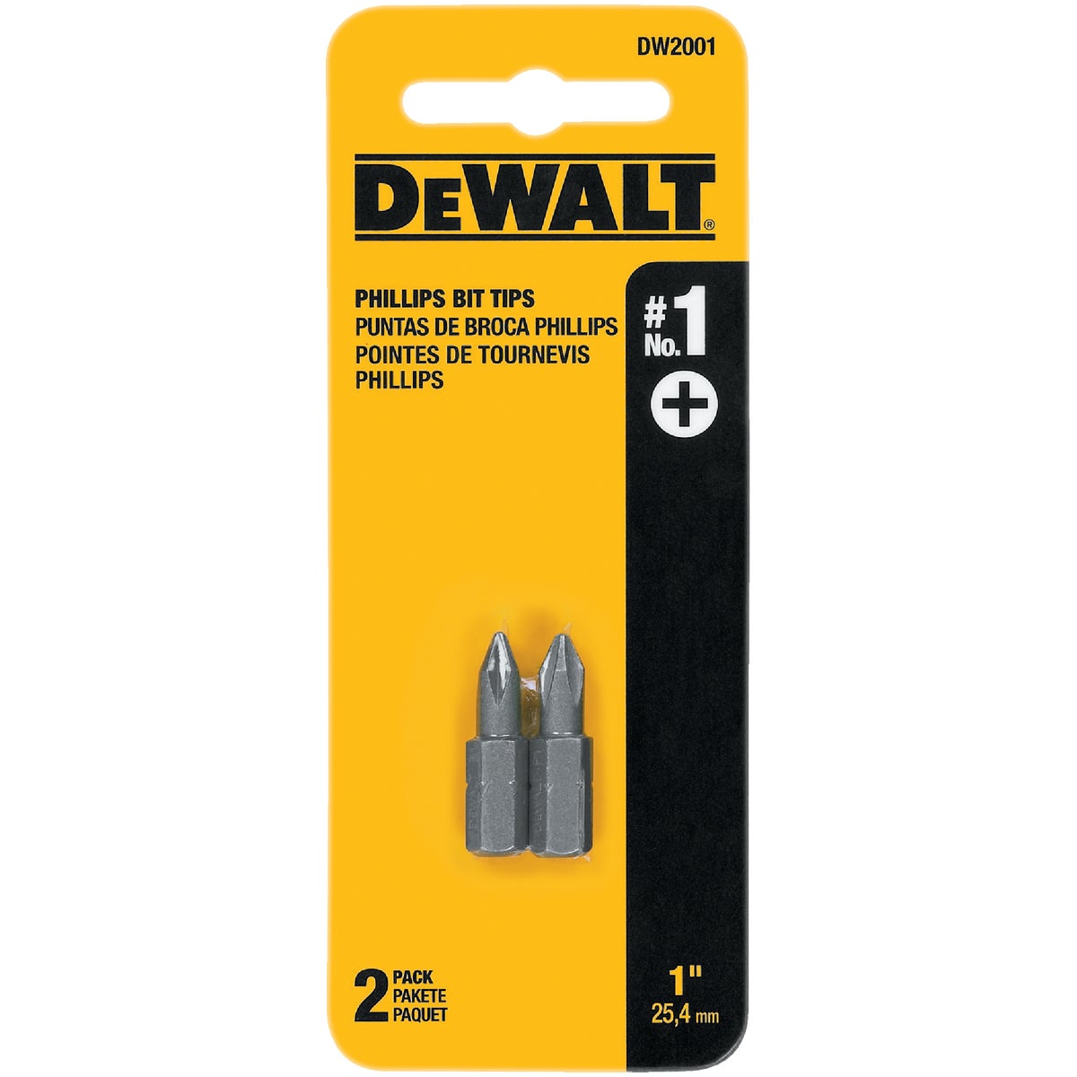 #1 1" PHIL INSERT BIT - DW2001 by DeWalt