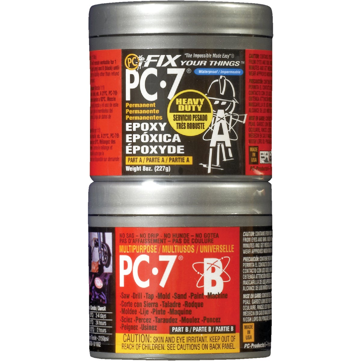 1/2LB PC-7 EPOXY PASTE - PC-7-1/2LB by Protective Coating