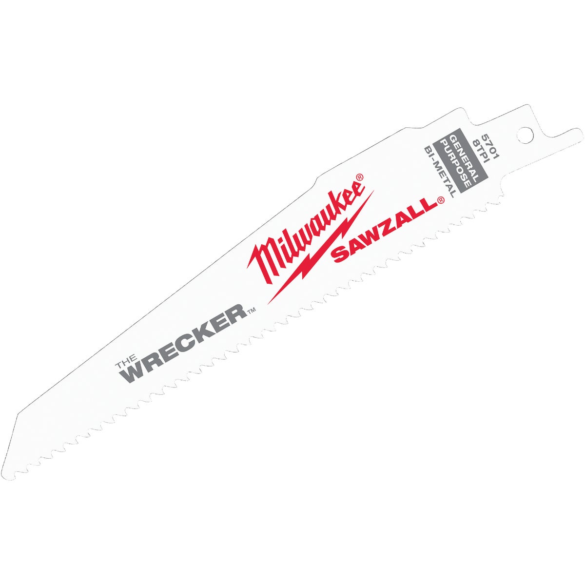 6" 8TPI WRECKER BLADE - 48005701 by Milwaukee Accessory