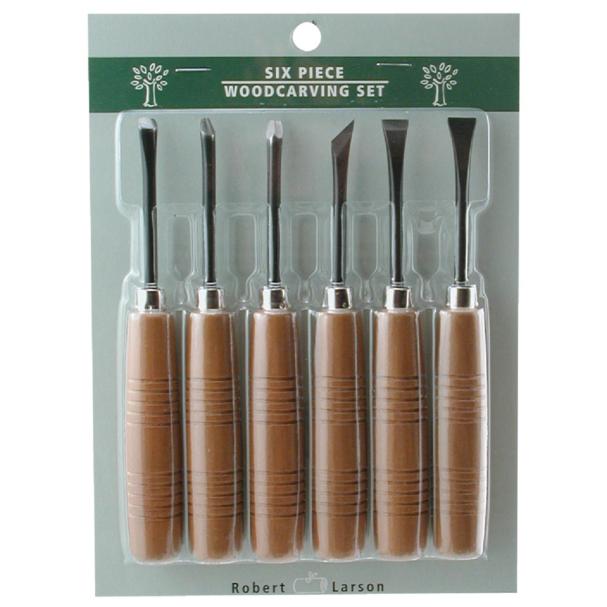 6PC WOOD CARVING SET - 765-5000 by Robert Larson