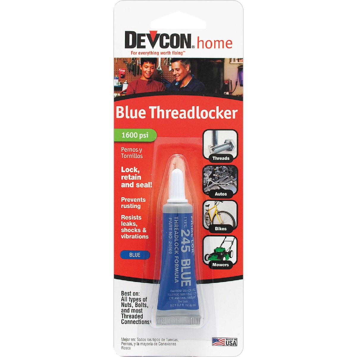 2OZ THREADLOCK COMPOUND - 24345 by Permatex Inc
