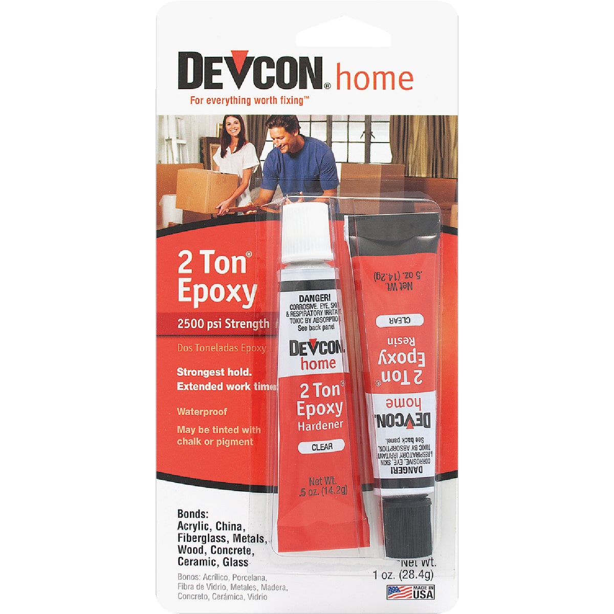 1OZ CLR 2-TON EPOXY - 35345 by Permatex Inc