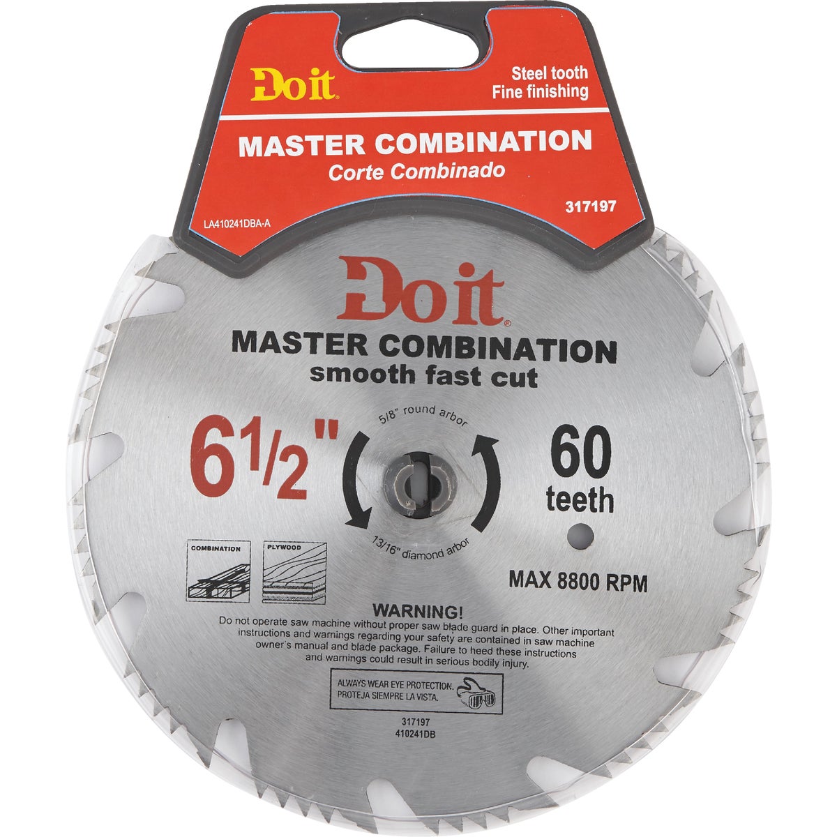 6-1/2" COMBIN SAW BLADE - 410241DB by Mibro/gs