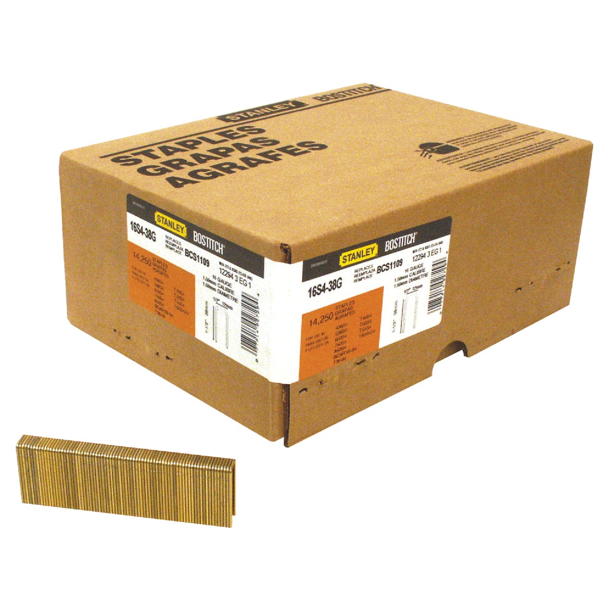 1-1/2" DECKING STAPLE - 16S4-38 by Stanley Bostitch