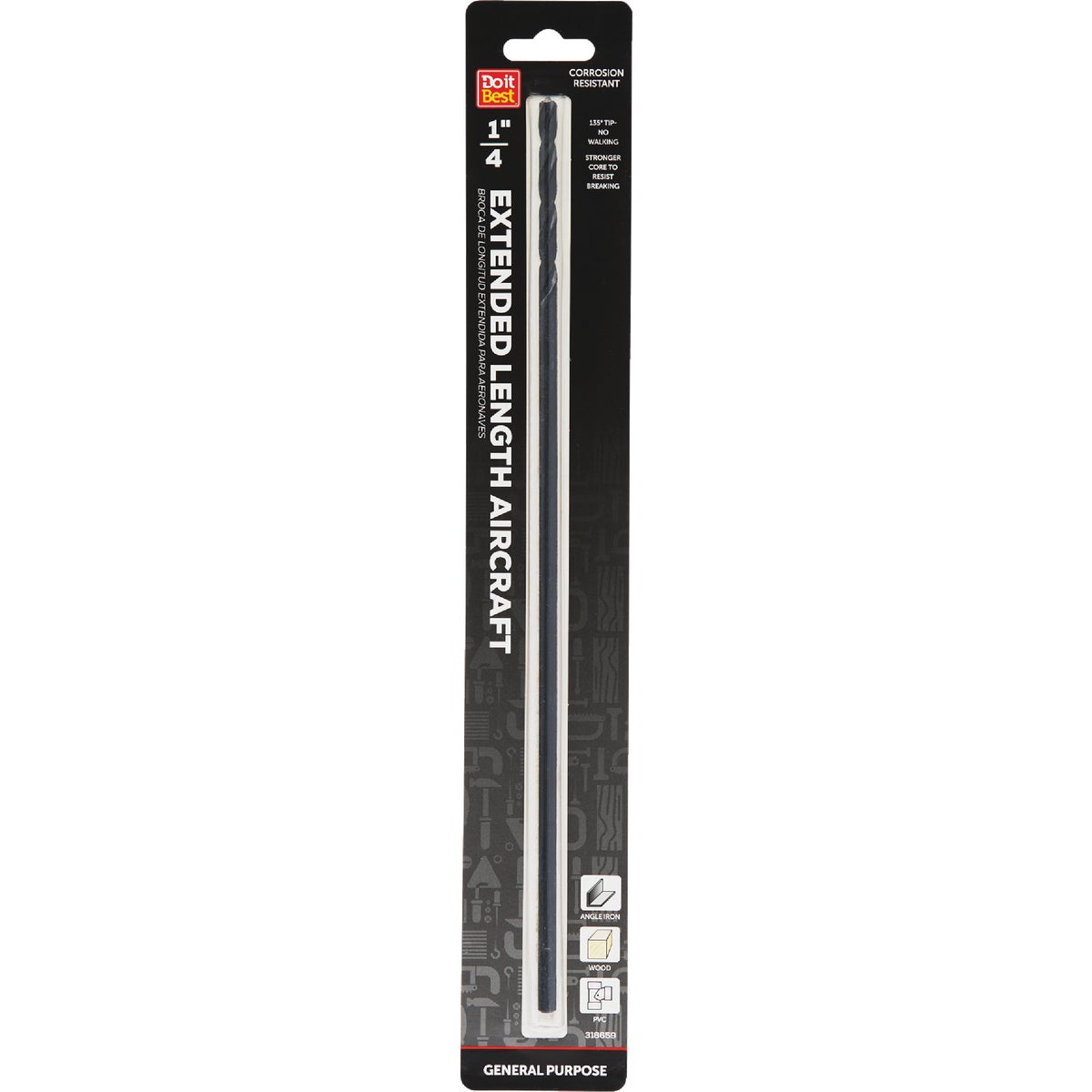 1/4X12 DRILL BIT - 362851DB by Mibro/gs