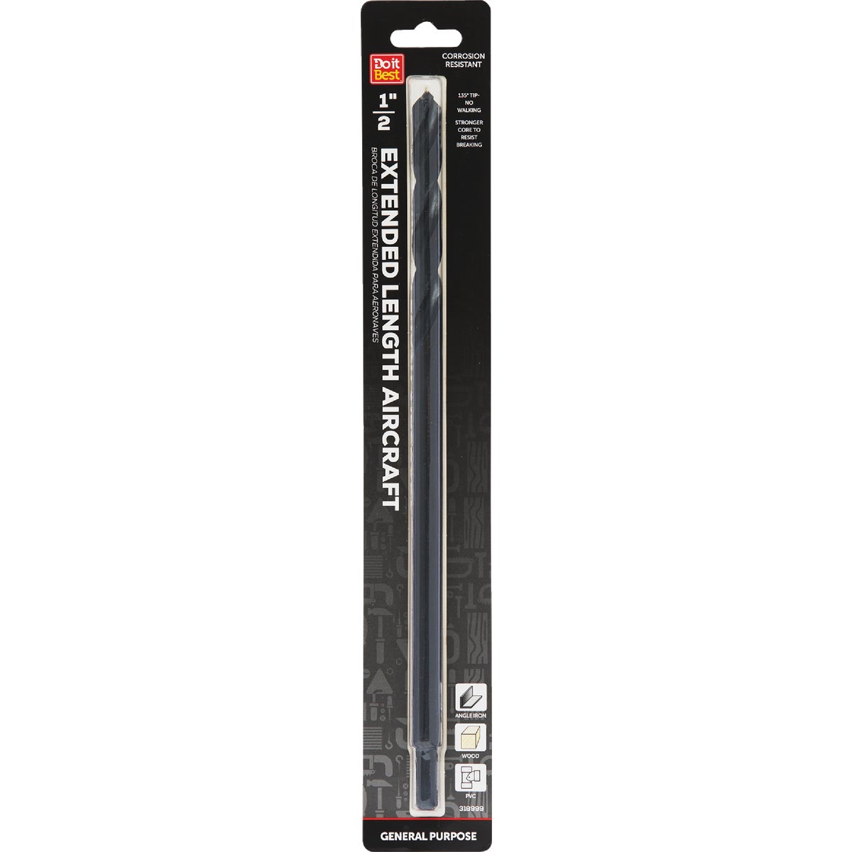 1/2X12 DRILL BIT - 363741DB by Mibro/gs