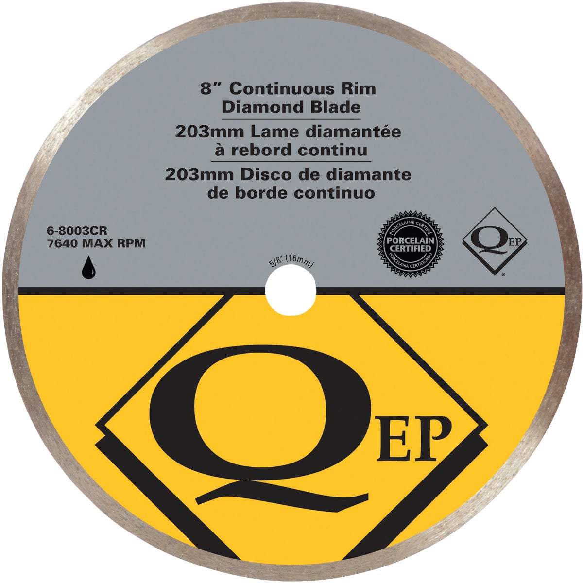 8" DIAMOND SAW BLADE