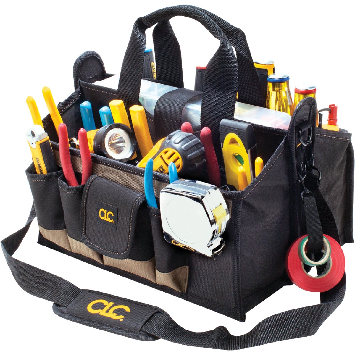 16" 15-POCKET TOOL BAG - 1529 by Custom Leathercraft