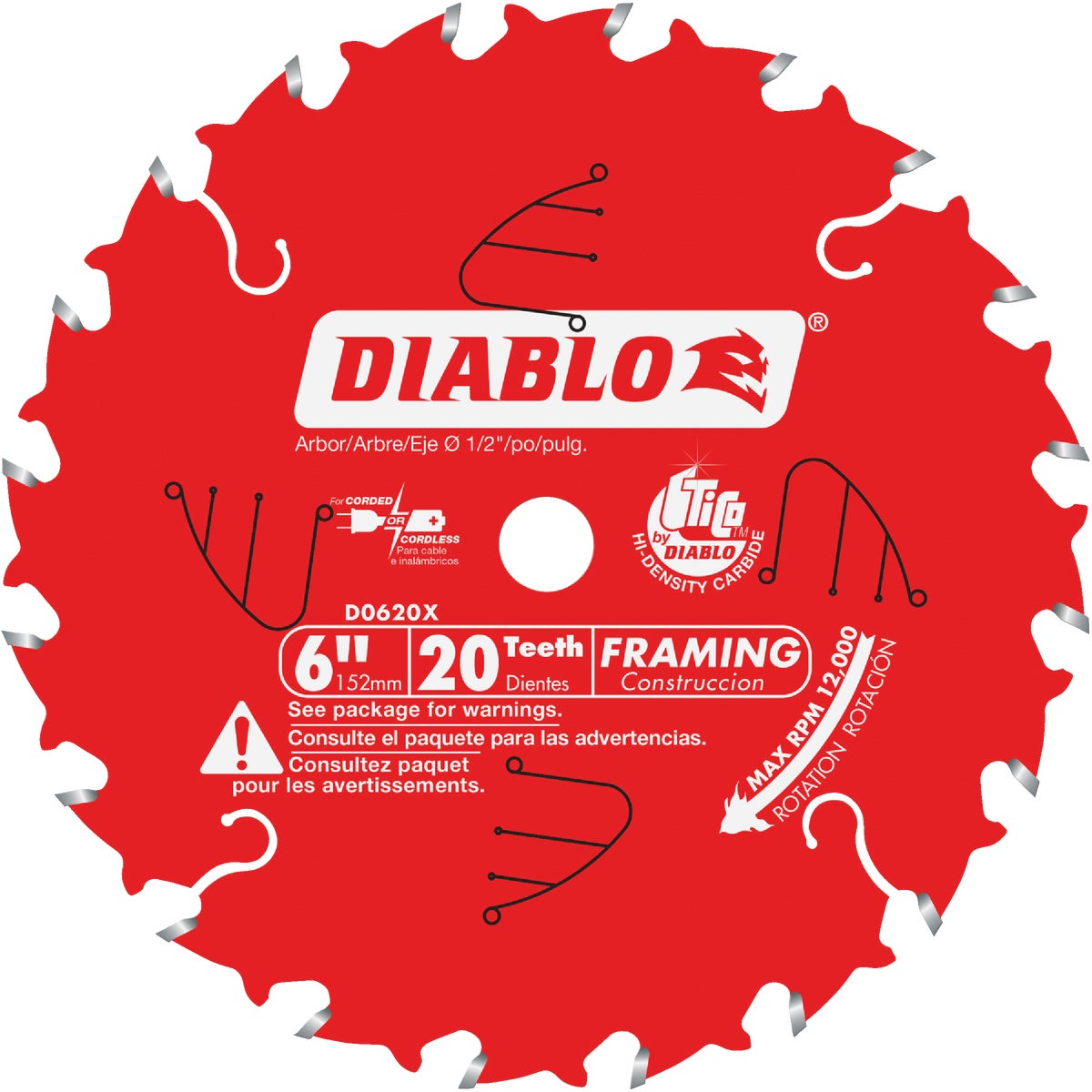 6" 20T SAW BLADE - D0620X by Freud Inc
