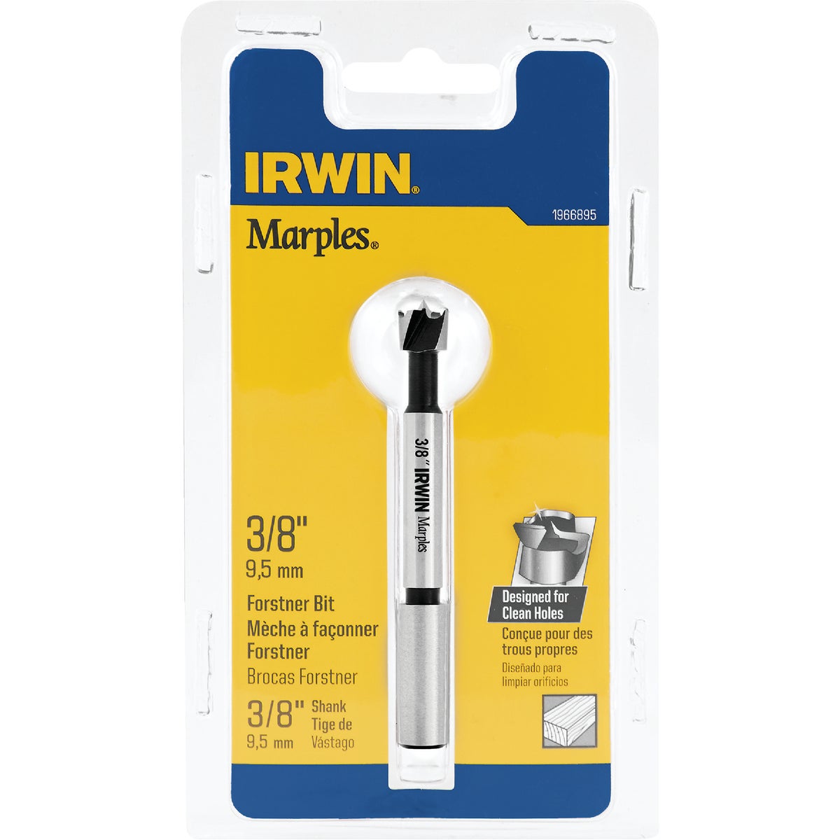 3/8" FORSTNER BIT - 42906 by Irwin Industr Tool