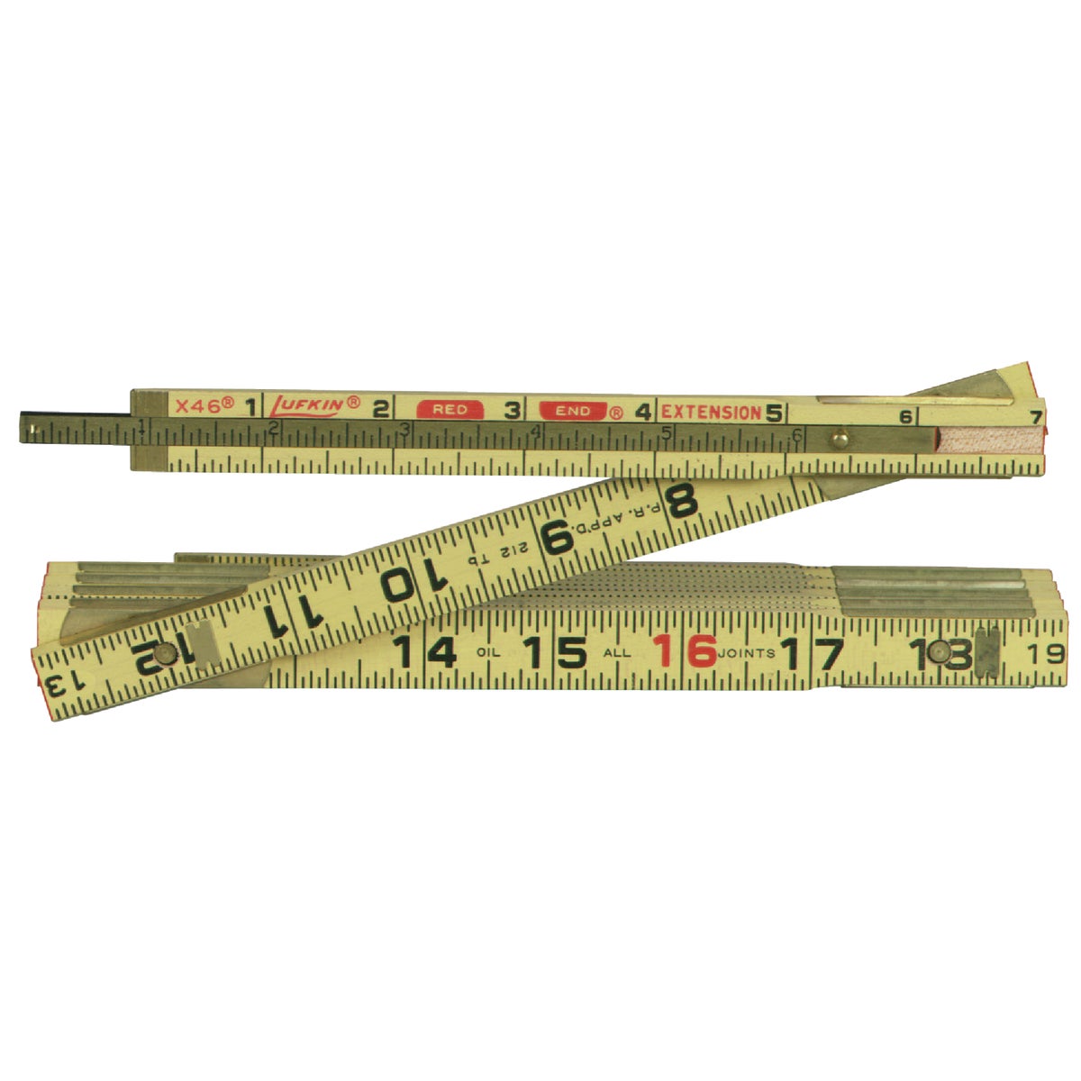 6' WOOD FOLDING RULE - X46N by Apex Tool Group