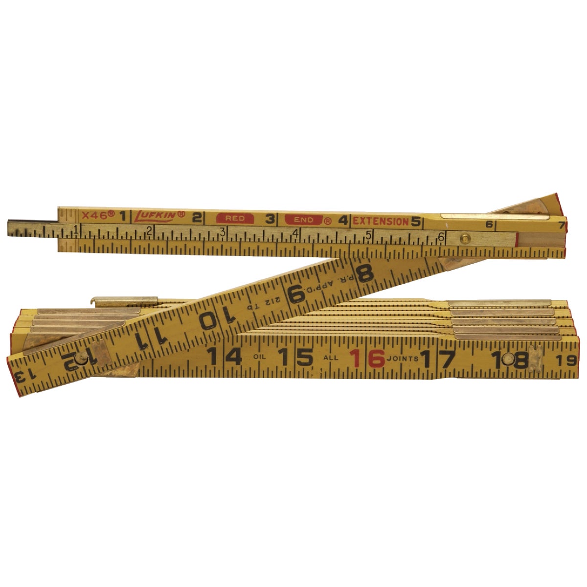 6' WOOD FOLDING RULE - HX46N by Apex Tool Group