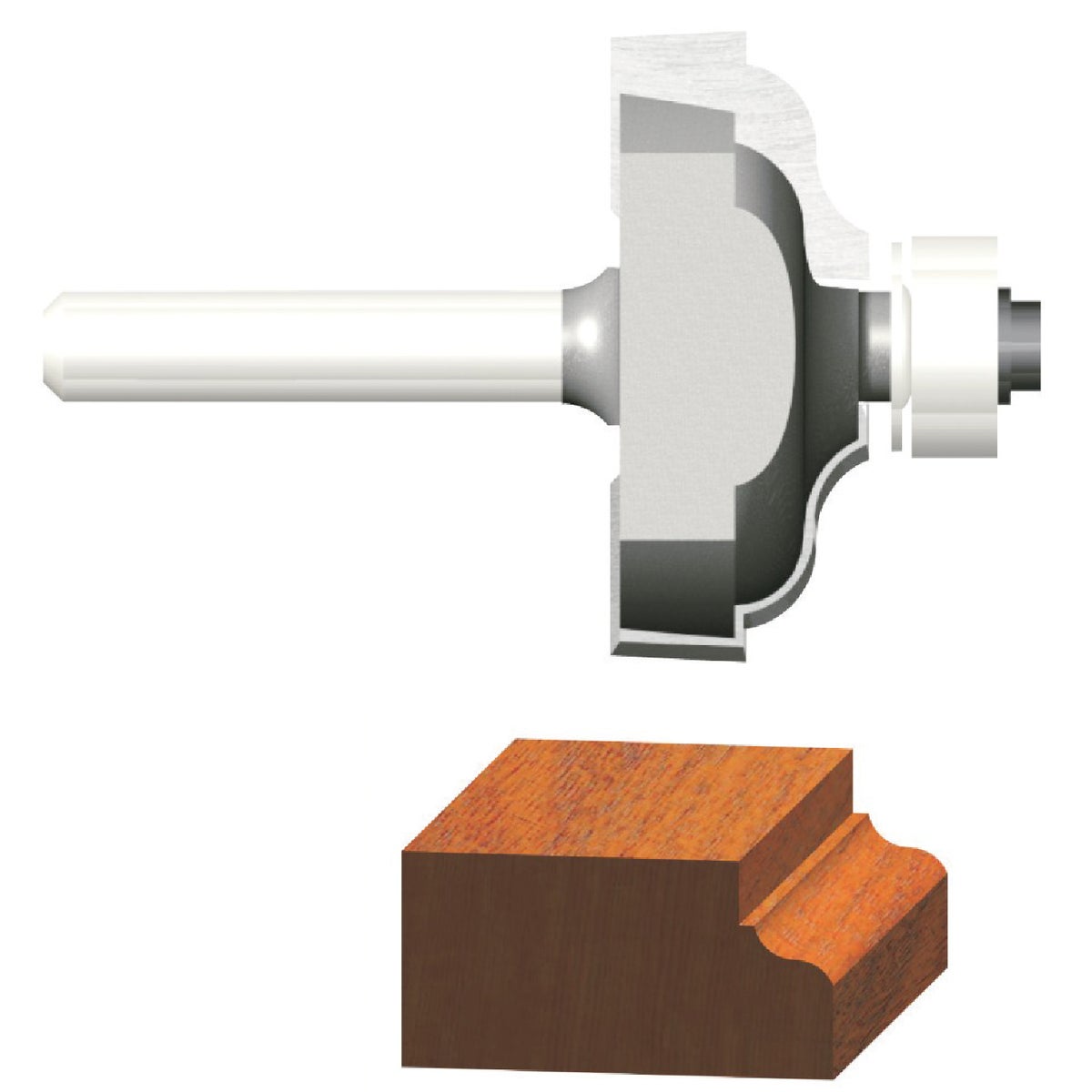 3/16" OGEE W/FILLET BIT - 23147 by Vermont American