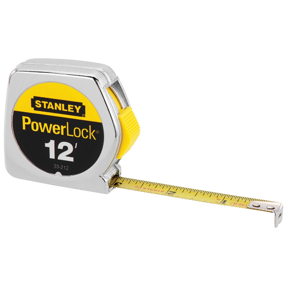 1/2"X12' CHR TAPE RULE - 33-212 by Stanley Tools