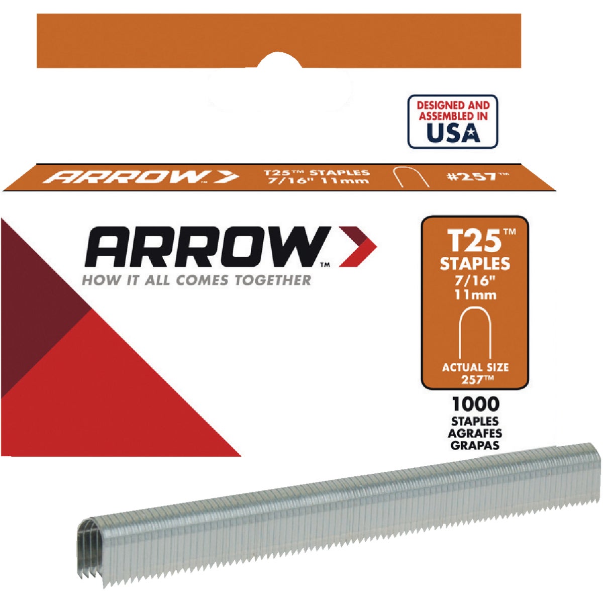 7/16" STAPLE - 257 by Arrow Fastener Co