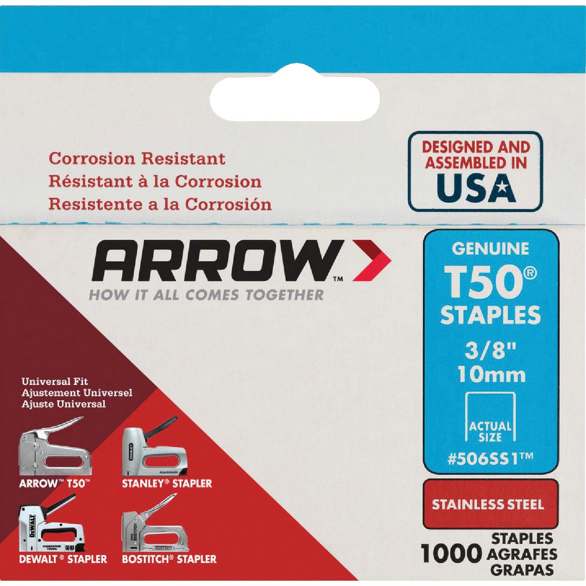 3/8" SS STAPLE - 506SS1 by Arrow Fastener Co