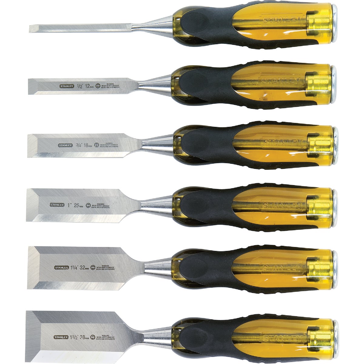 6PC FM WOOD CHISEL SET - 16-971 by Stanley Tools