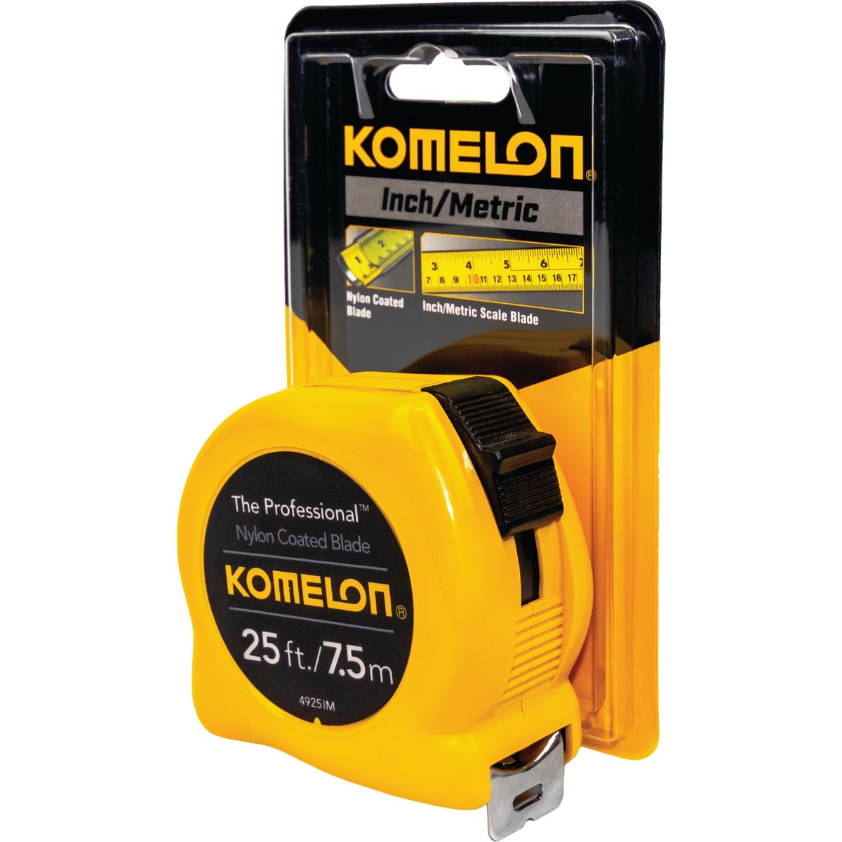 1"X25'/7.5M TAPE RULE - 4925IM by Komelon Usa Corp