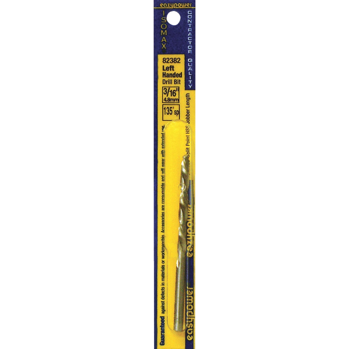 3/16" LEFTHAND DRILL BIT - 82382 by Eazypower Corp
