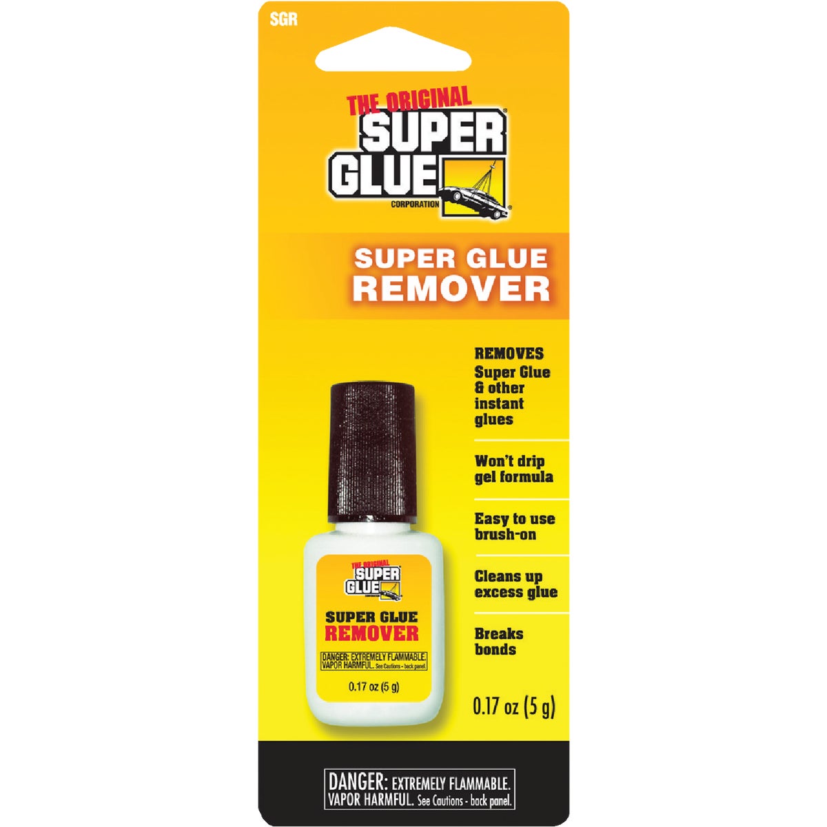 .17OZ SUPER GLUE REMOVER - BGR by Pacer Technology