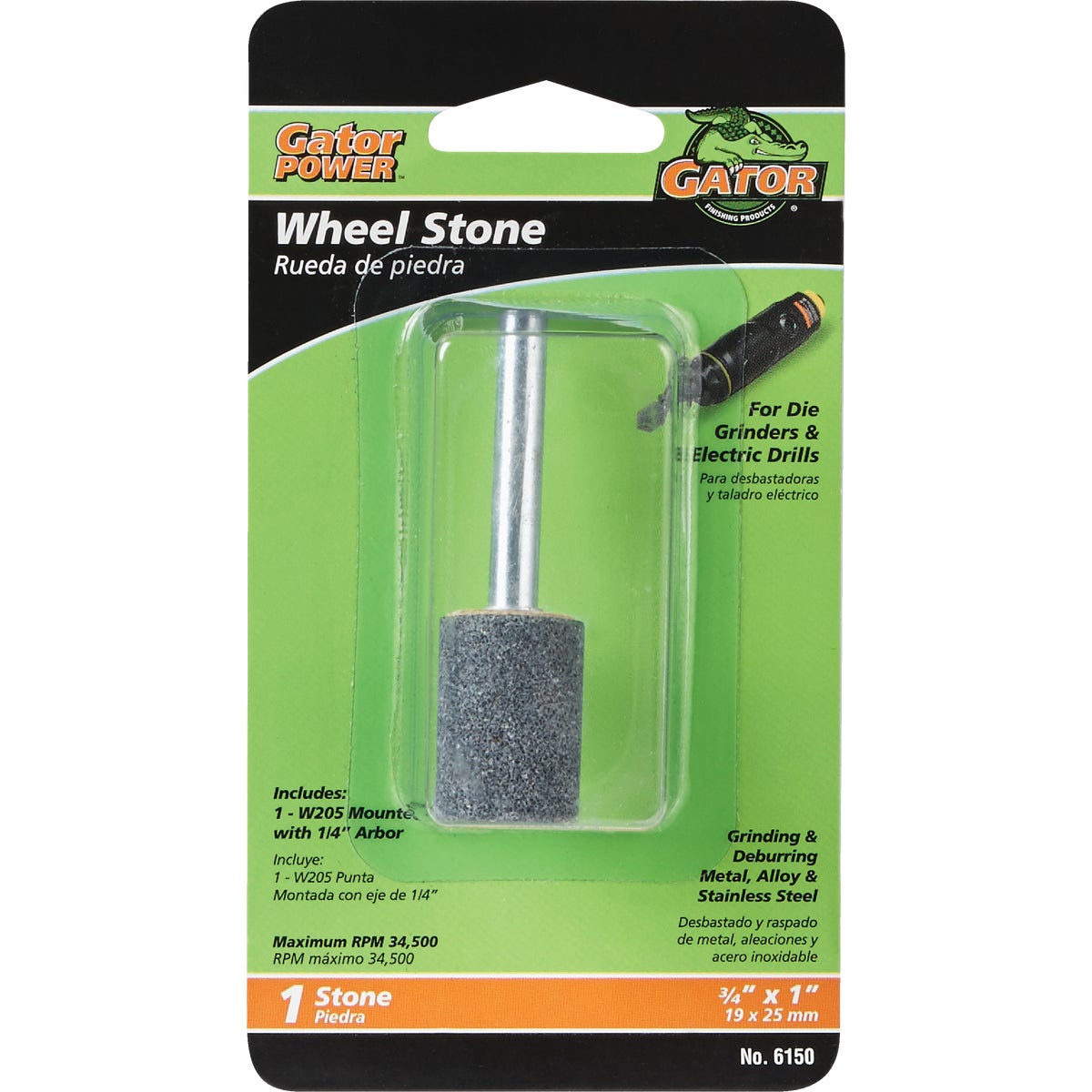 3/4X1 WHL GRINDING STONE - 6150 by Ali Industries Inc