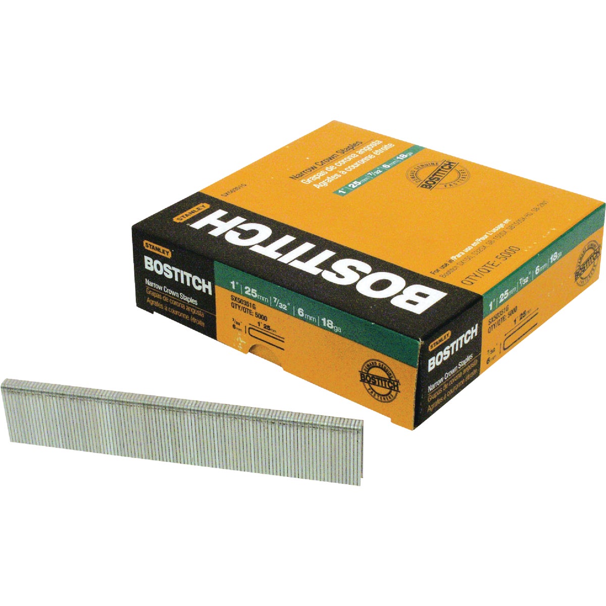 5/8" GALV FINISH STAPLE - SX50355/8G by Stanley Bostitch