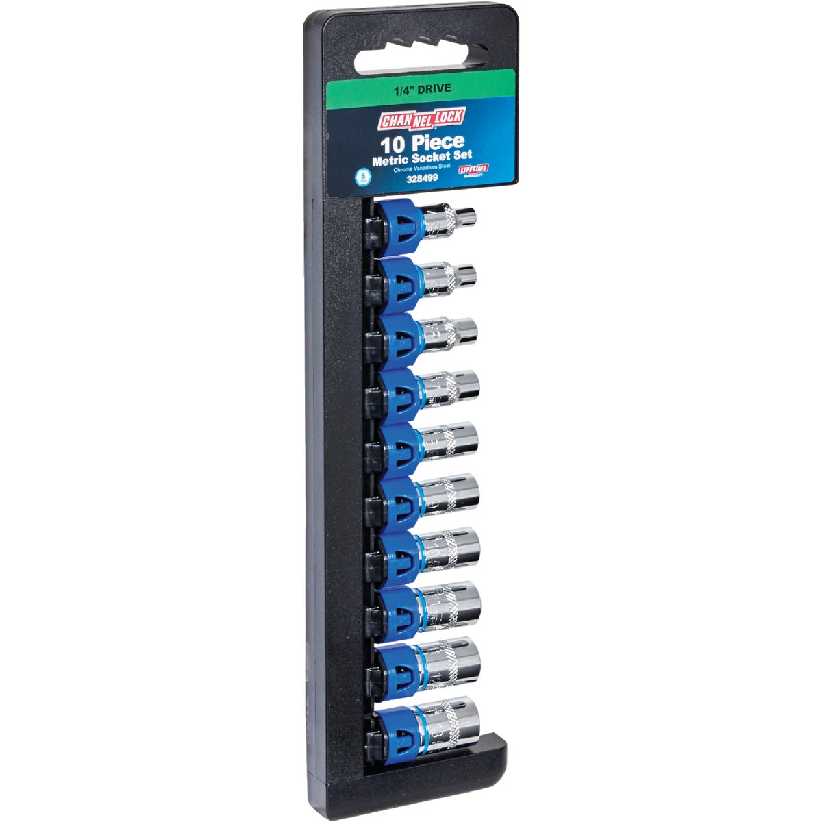 10PC M 1/4" SOCKET SET - 328499 by Danaher Tool Ltd