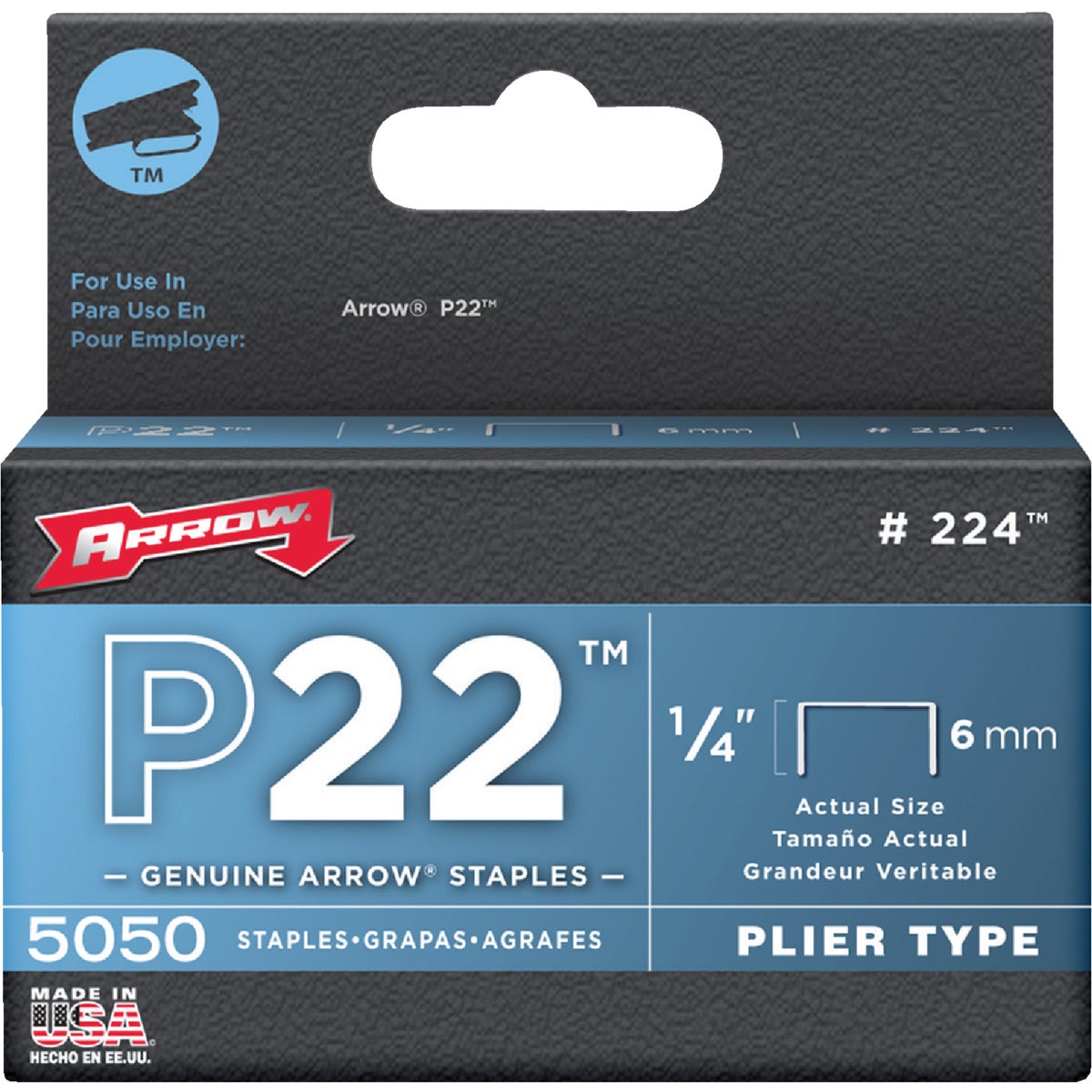 1/4" STAPLE - 224 by Arrow Fastener Co