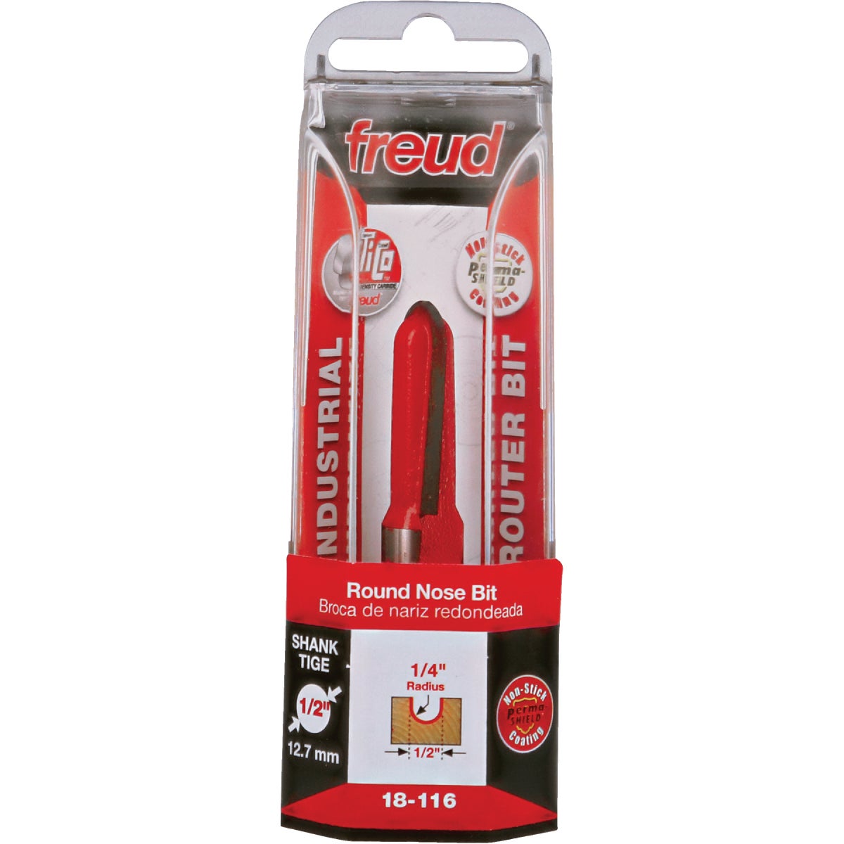 1/2" ROUND NOSE BIT - 18-116 by Freud Inc
