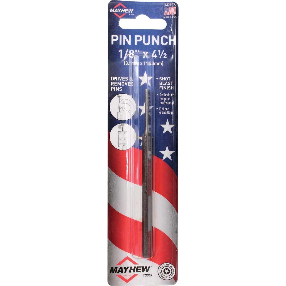 1/8" PIN PUNCH - 0582-0 by Dasco Pro Inc