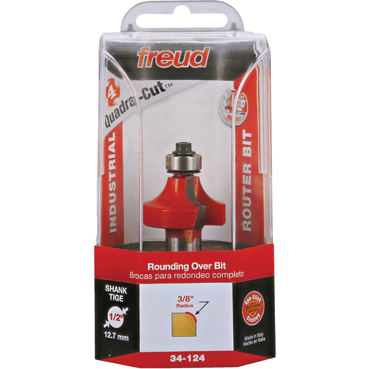 3/8" ROUNDING OVER BIT - 34-124 by Freud Inc