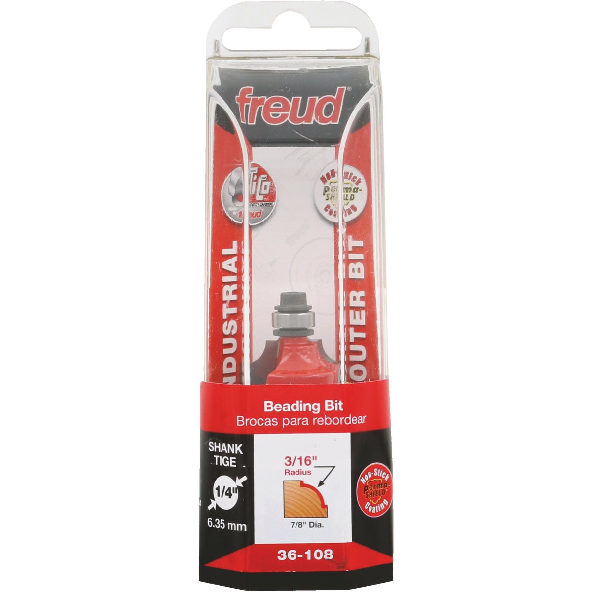 3/16" BEADING BIT - 36-108 by Freud Inc