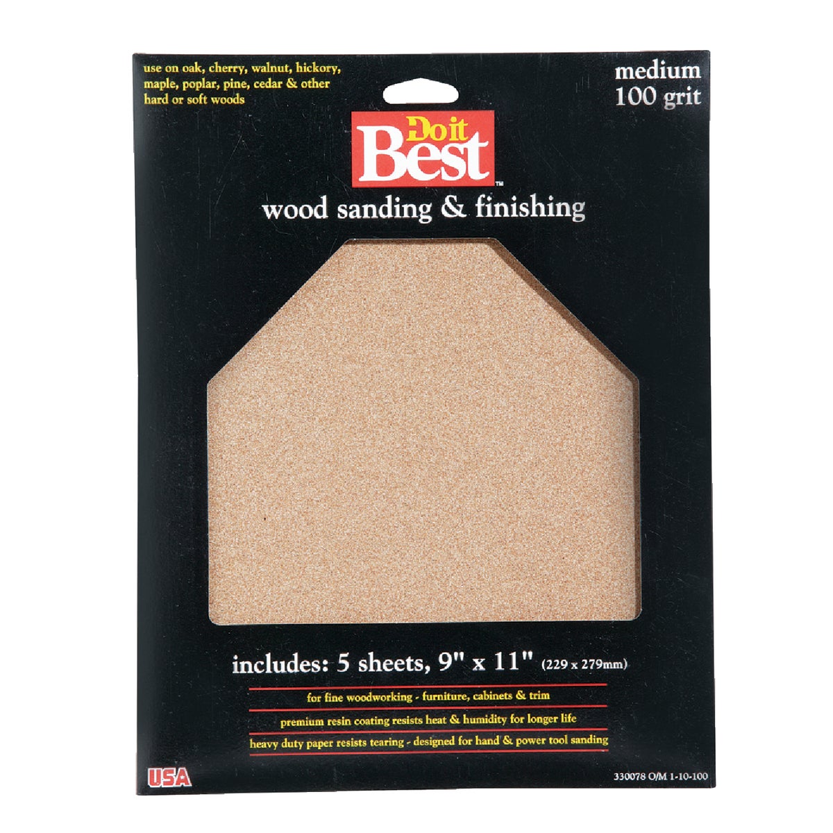 MEDIUM GARNET SANDPAPER - 330078 by Ali Industries Inc