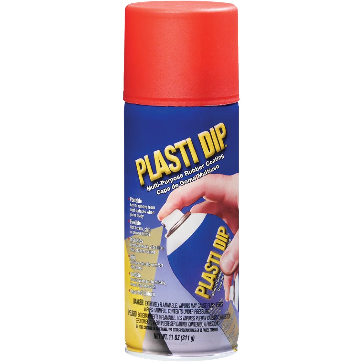 12OZ RED PLASTI-DIP - 11201 by Plastic Dip Intnl