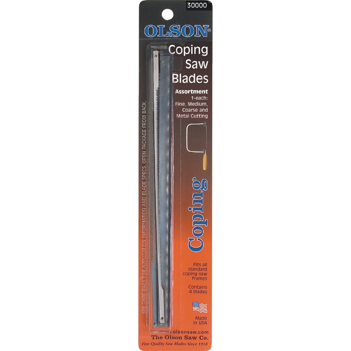 4PC COPING SAW BLADE SET - 30000 by Olson Saw Co