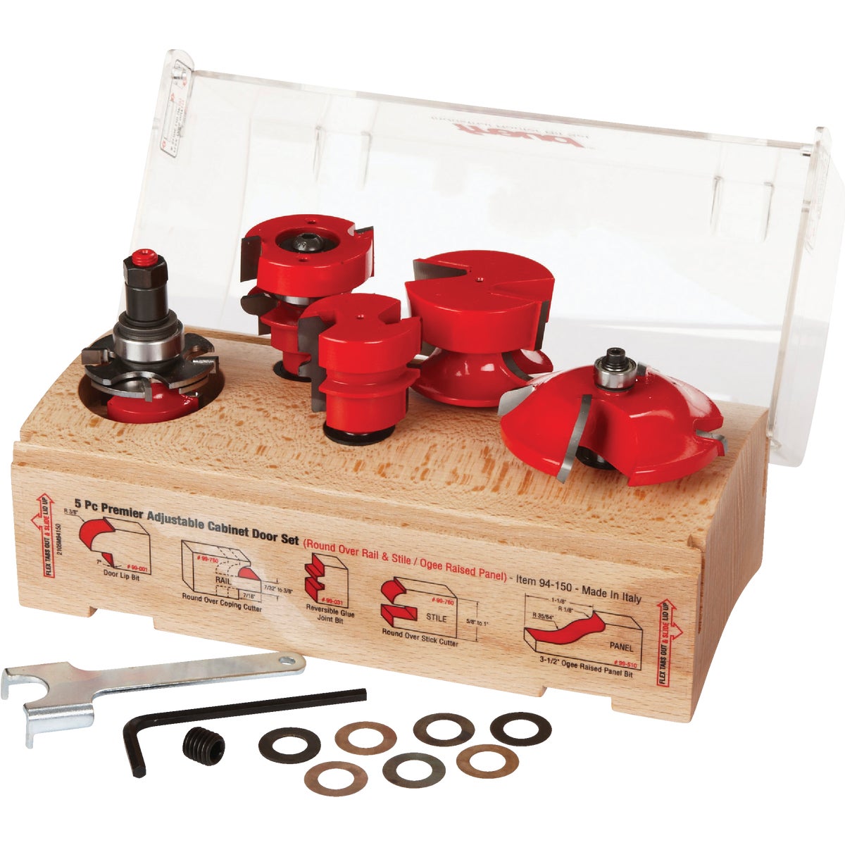 5PC RAIL &amp; STILE BIT SET - 94-150 by Freud Inc