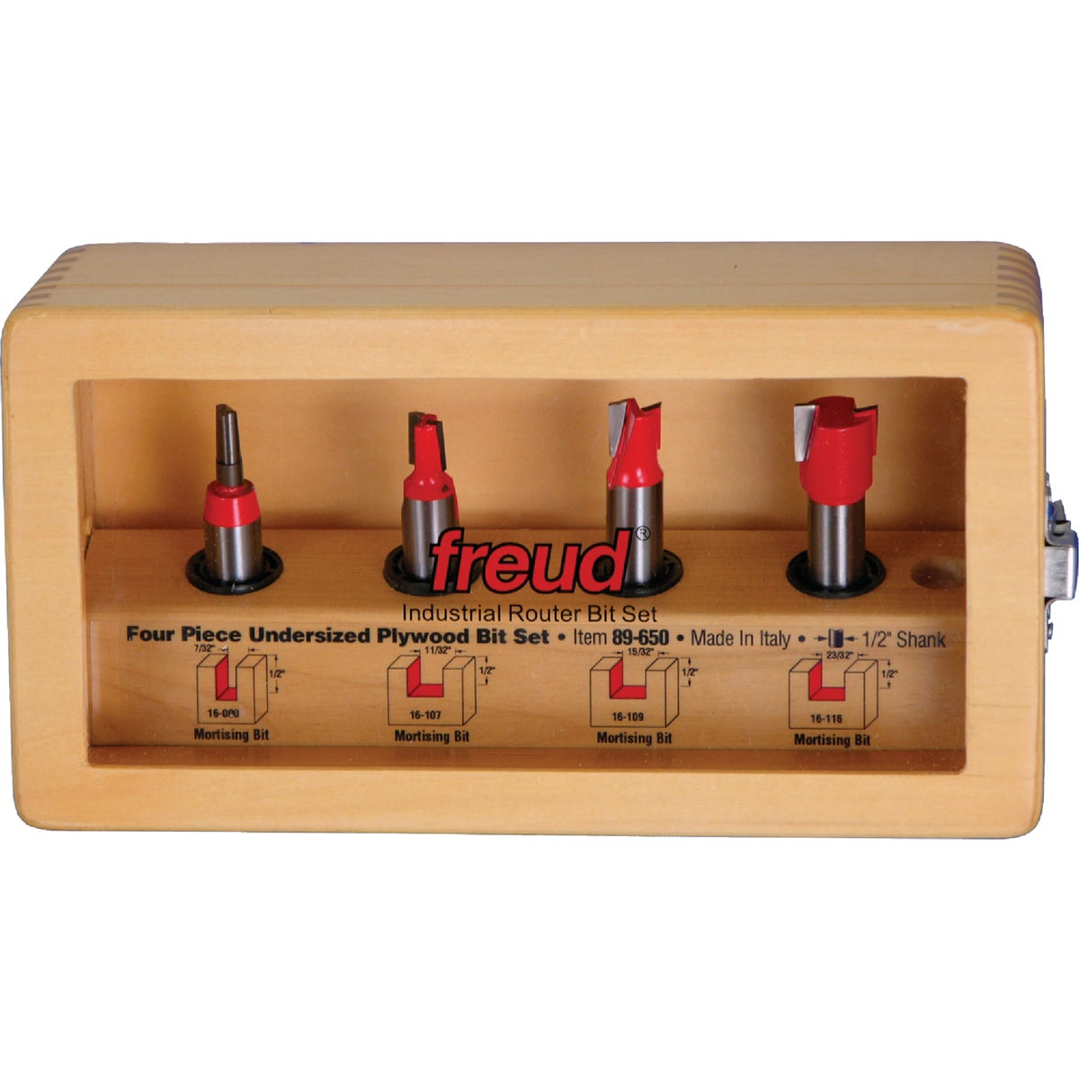 4PC UNDRSIZE PLYWOOD SET - 89-650 by Freud Inc