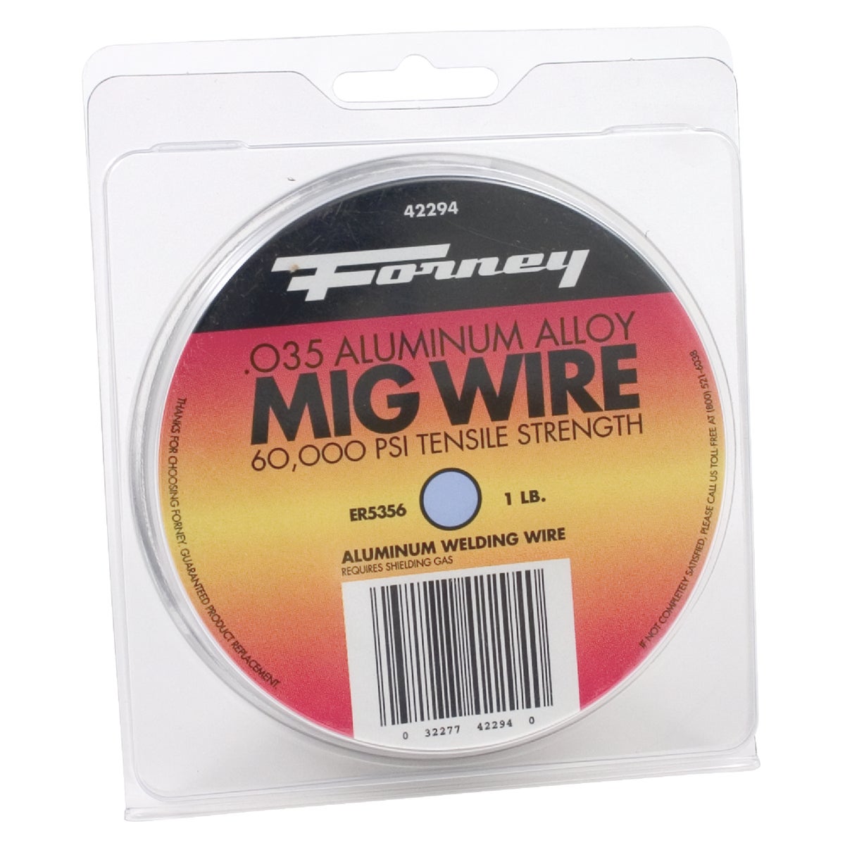 1LB .035 ALUM MIG WIRE - 42294 by Forney Industries