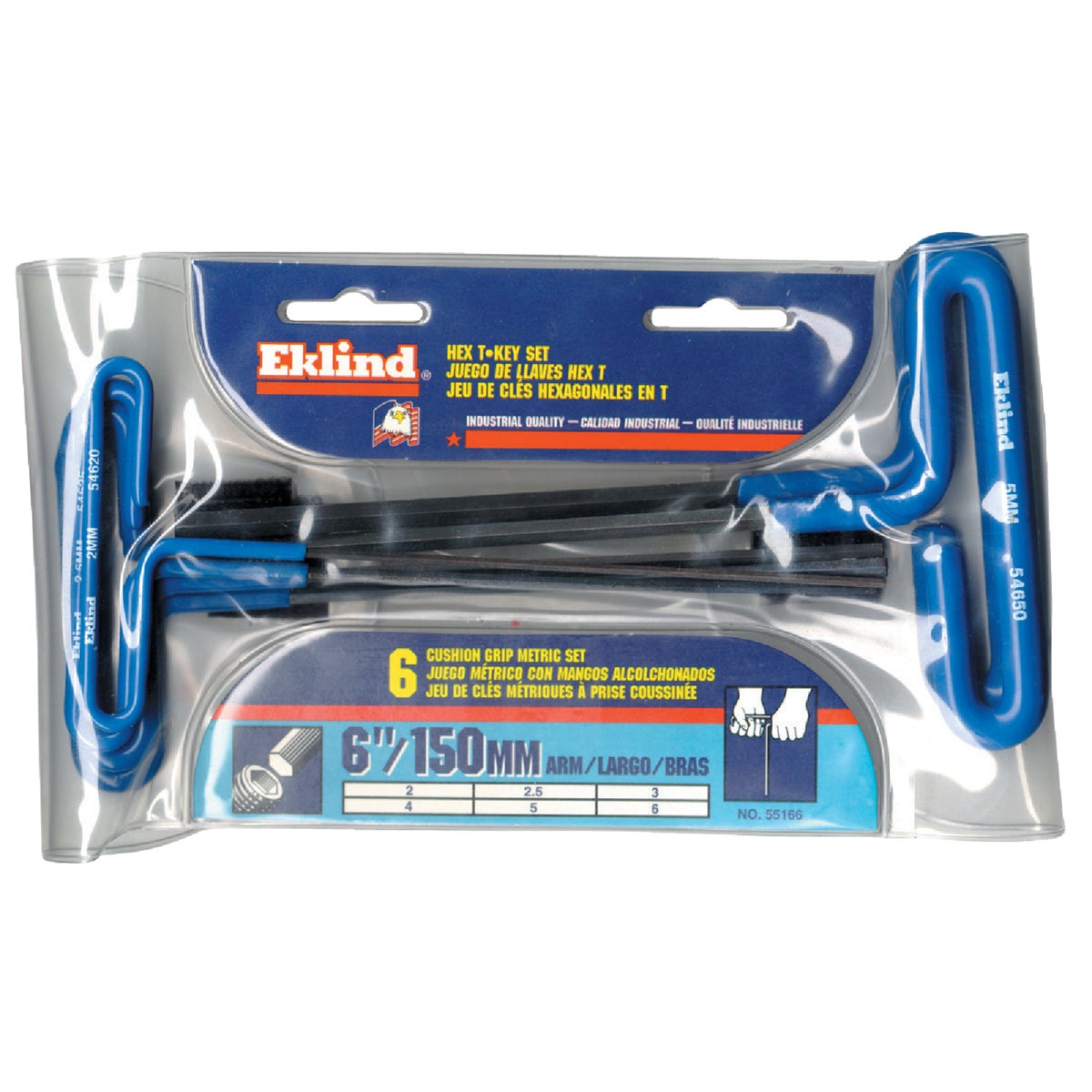 6" MET T-HANDLE HEX KEY - 55166 by Eklind