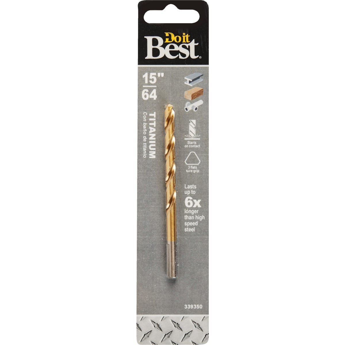 15/64" TITANUM DRILL BIT - 219461DB by Mibro/gs