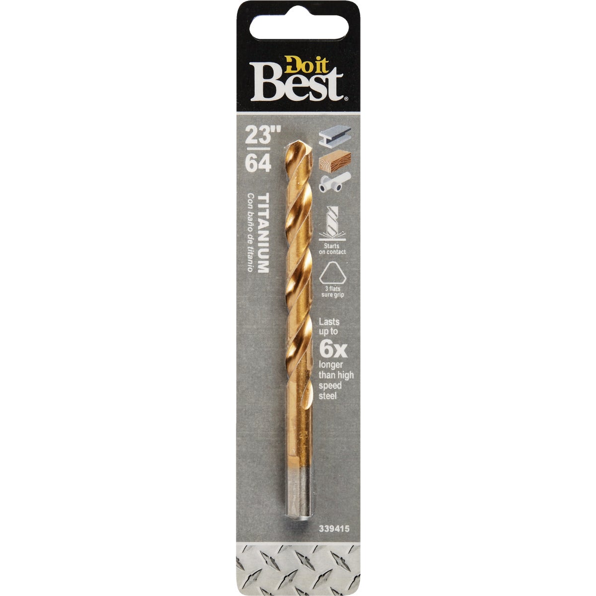 23/64" TITANUM DRILL BIT - 220201DB by Mibro/gs