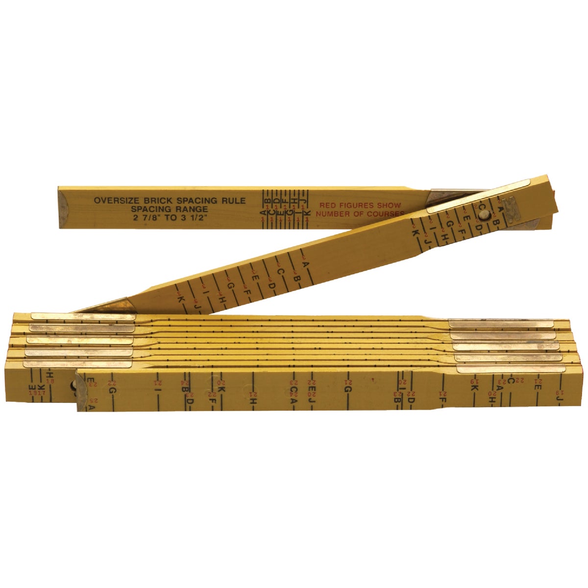 6' MASONRY FOLDING RULER - 656N by Apex Tool Group
