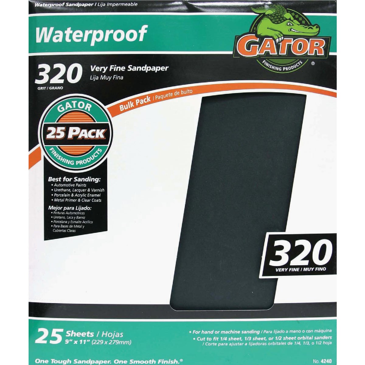 320B WET/DRY SANDPAPER - 03282 by Ali Industries Inc