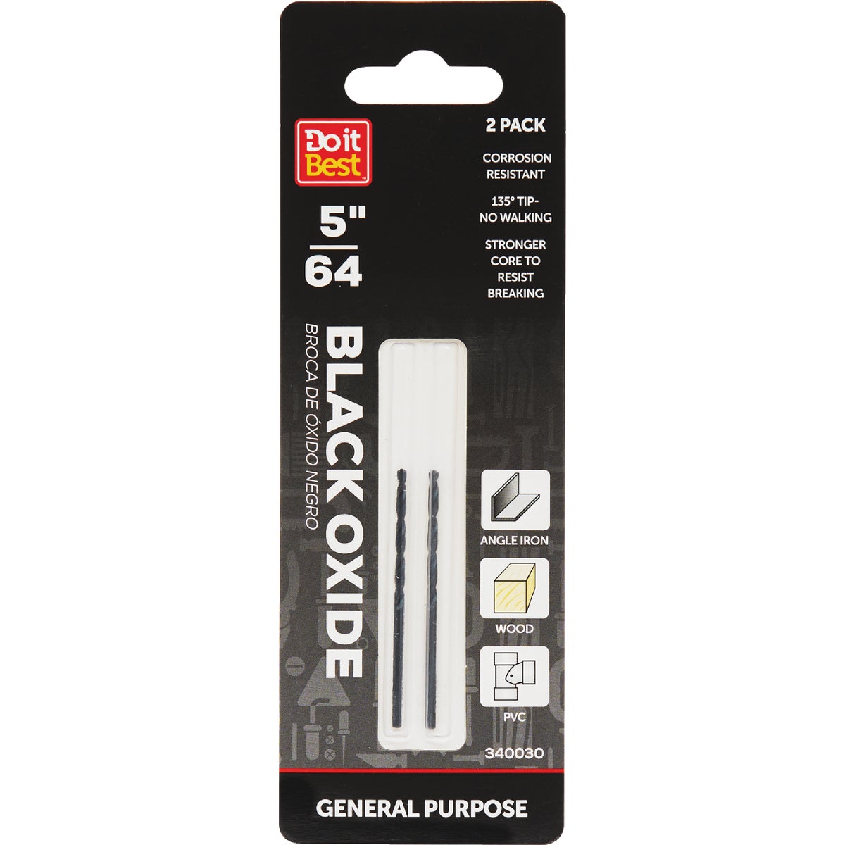 5/64 BLK OXIDE DRILL BIT - 303091DB by Mibro/gs